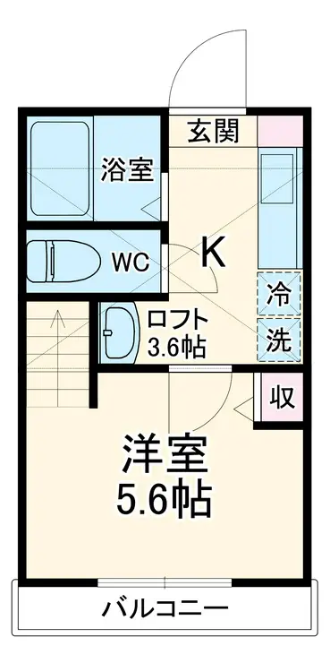 シリウス相模大野 2階階 間取り