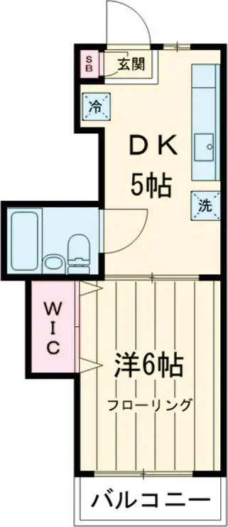 ピースマンション 1階階 間取り