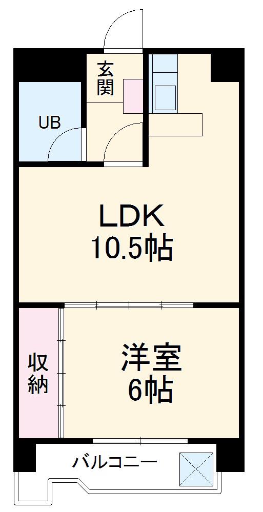 SENOHENTOYOAKE(1LDK/2階)の間取り写真