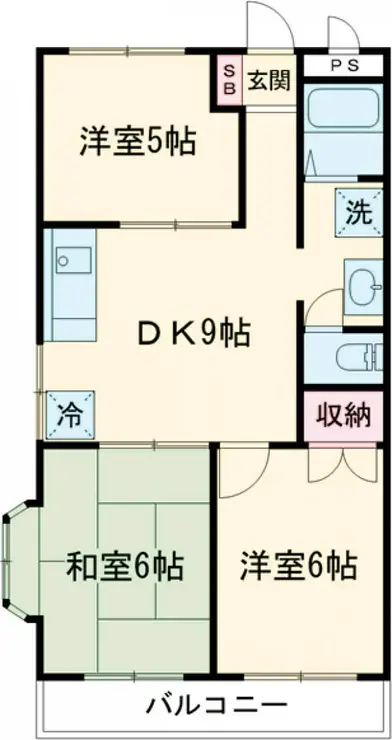 エスケービル 3階階 間取り