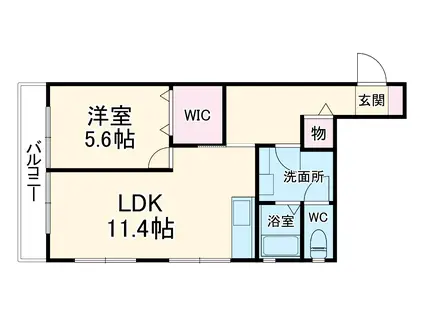 持田パークマンション(2LDK/2階)の間取り写真
