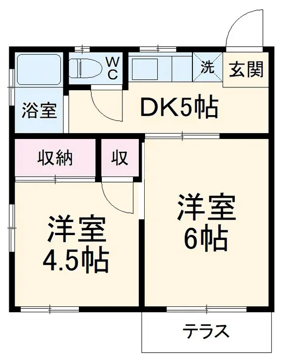 第三さつき荘 1階階 間取り