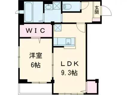 カサ・アスセーナ(1LDK/2階)の間取り写真