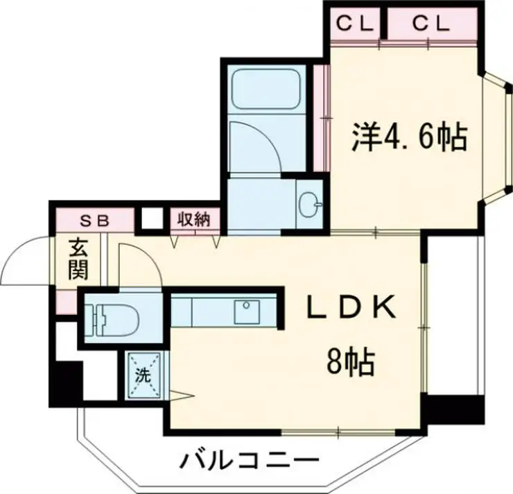 朝日シティパリオ大岡山 3階階 間取り