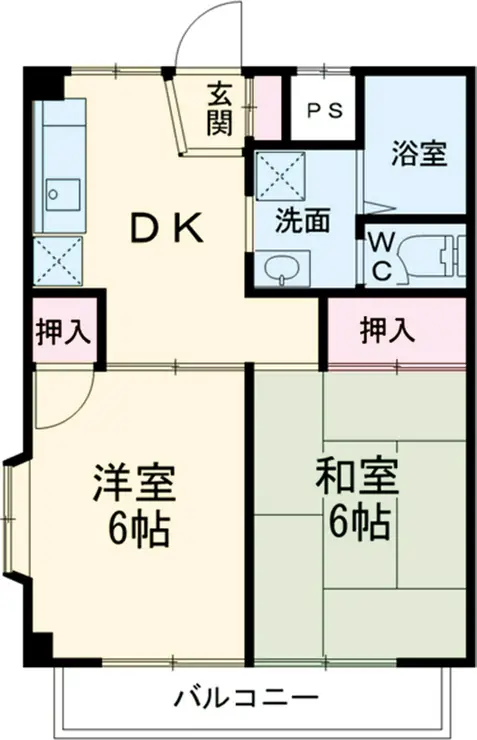 ベルハイツ 2階階 間取り