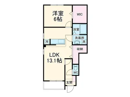 プランドールソフィアⅡ(1LDK/1階)の間取り写真