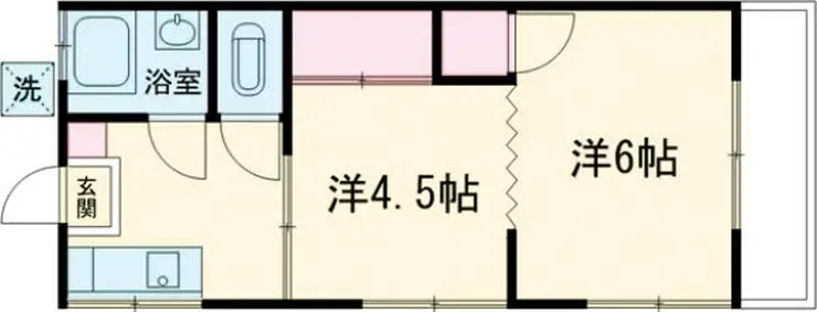 こよしコーポ 2階階 間取り