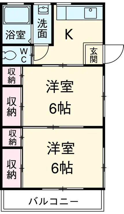 高砂荘 1階階 間取り
