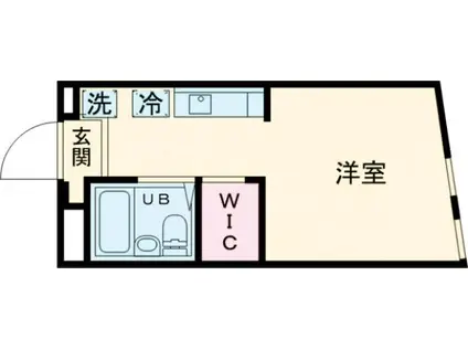 三高・ヴィラ東武練馬Ⅱ(ワンルーム/2階)の間取り写真