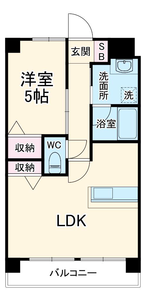 プリミエート(1LDK/3階)の間取り写真