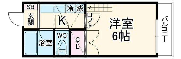 サンライズAKI 2階階 間取り