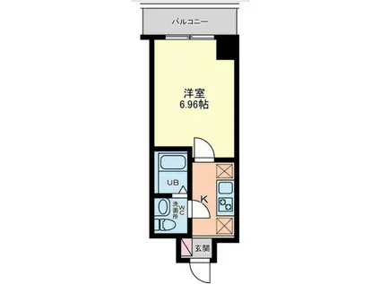 MARINA YOKOHAMA SHONAN(1K/7階)の間取り写真