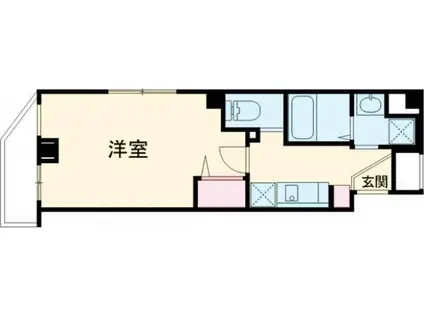 SIDEPLACE HIRAI(1K/8階)の間取り写真