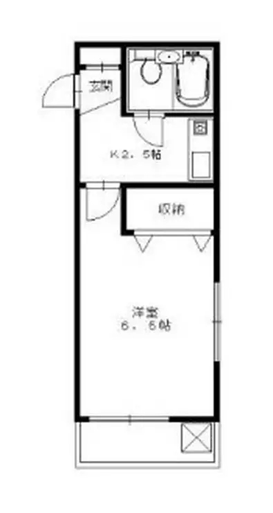 JUN 新所沢 A 3階階 間取り