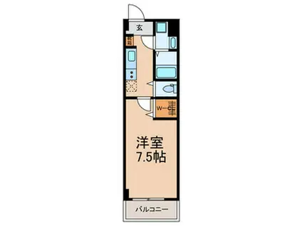中央区松波4丁目計画(1K/2階)の間取り写真