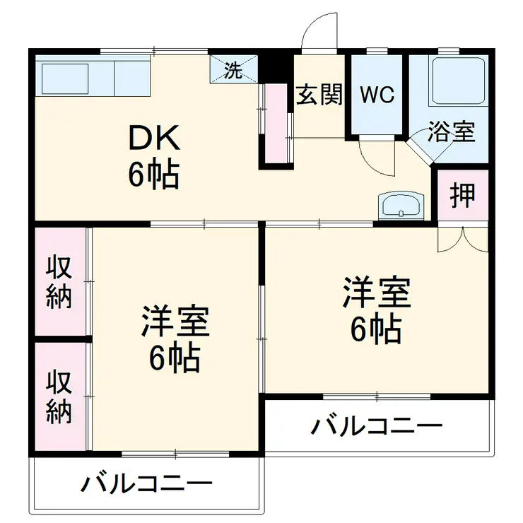 フォレストフィールド 4階階 間取り