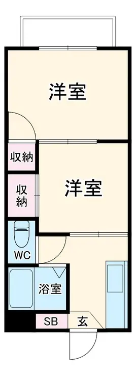 シティハイツ森崎 2階階 間取り