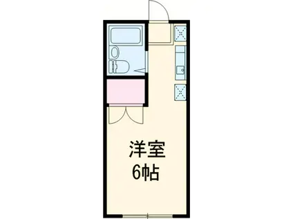 エステートピアモアレ(ワンルーム/1階)の間取り写真