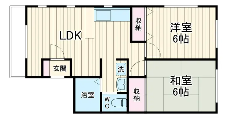 クローバーライフ藤沢 2階階 間取り