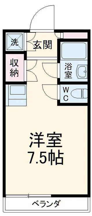 フローラル元木 3階階 間取り