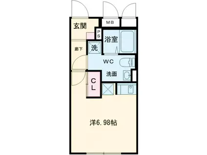 レピュア早稲田レジデンス(ワンルーム/3階)の間取り写真