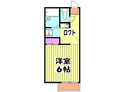 KURAKICHI(1K/1階)の間取り写真