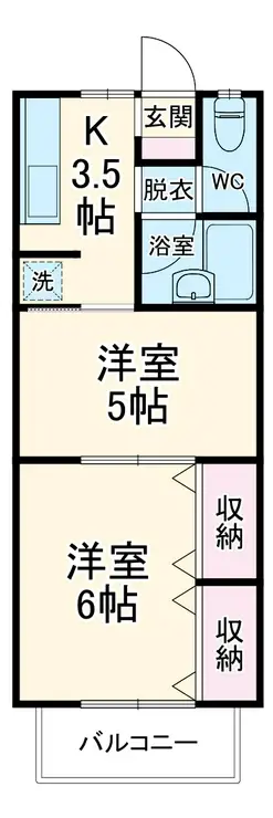 サニーヒルズ 2階階 間取り