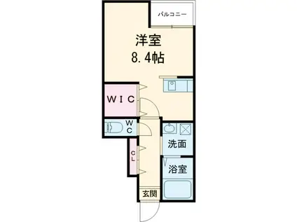 ーWOODY SHINKOIWAーウッディー新小岩(ワンルーム/1階)の間取り写真