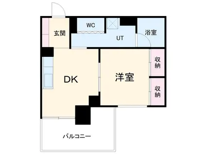 リアライズ横須賀(1DK/5階)の間取り写真