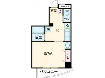 第131新井ビル(1K/3階)の間取り写真