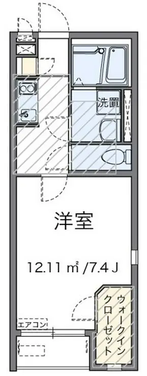 レオネクストコーポ地純 1階階 間取り