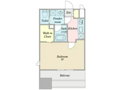 SD COURT KANAYAMA(1K/7階)の間取り写真