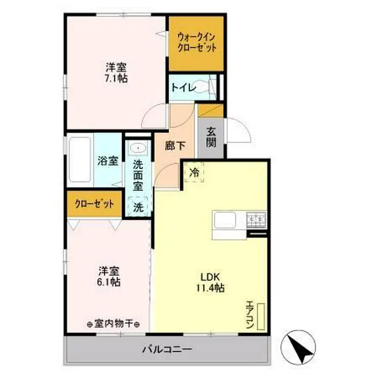 エコハウス 2階階 間取り