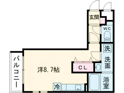 GRACIEUSE MAISON野芥(ワンルーム/3階)の間取り写真