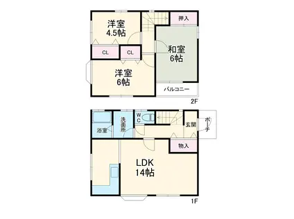 セントビレッジ井上(3LDK)の間取り写真