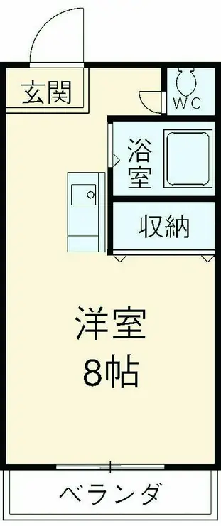 タウンハウス内堀 1階階 間取り