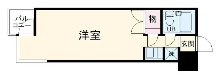 コスモポリタン 2階階 間取り