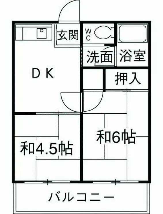 泉コーポ 2階階 間取り