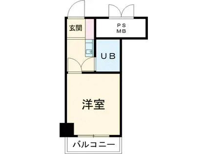 メゾン西荻(1K/8階)の間取り写真