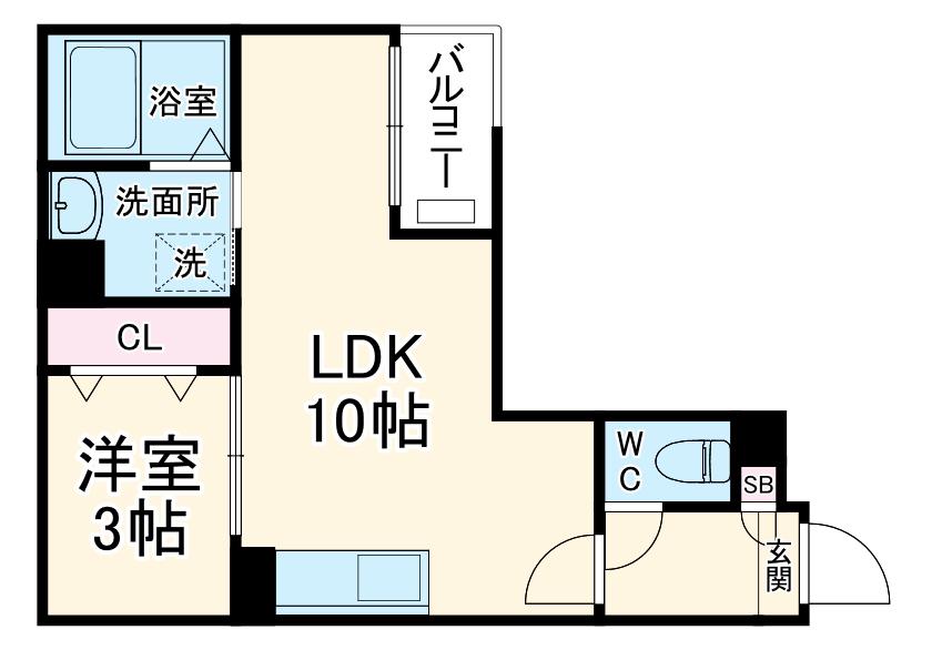 JACK NEKOYAⅠ(1LDK/1階)の間取り写真