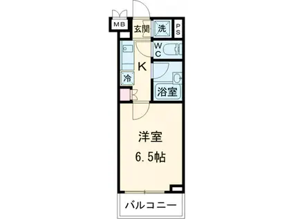 ルーブル桜台(1K/1階)の間取り写真