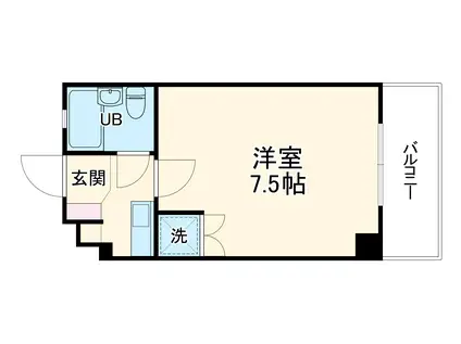 シーズンコート甚目寺(1K/6階)の間取り写真