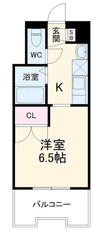 サフィールフォーレ65 1階階 間取り