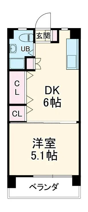 行徳マンション 7階階 間取り