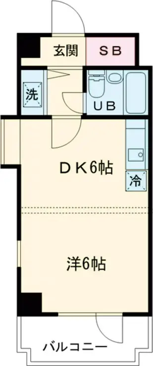 ナルセガオカマンション 3階階 間取り