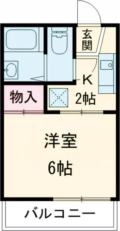 シャトル森野 1階階 間取り