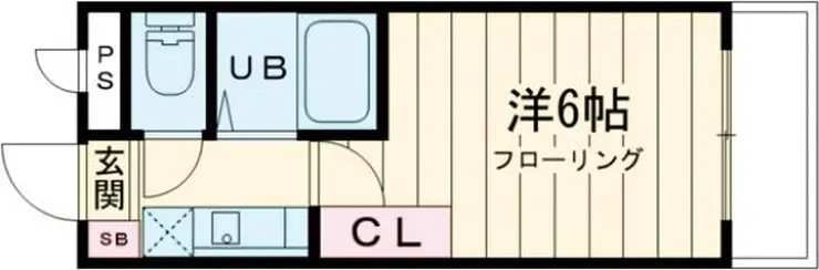 クレール三輪 3階階 間取り