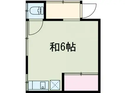 北見MDH(ワンルーム/2階)の間取り写真