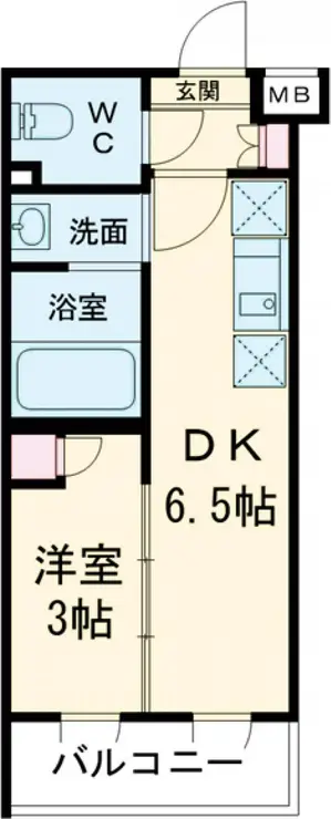 ハーモニーレジデンス中野本町パークサイド 2階階 間取り