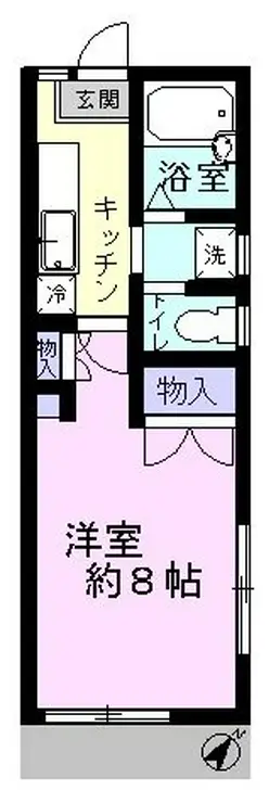 マインドハイム松本 2階階 間取り